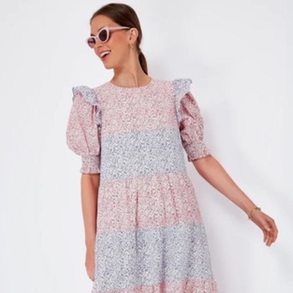 Hyacinth House by Tuckernuck Floral Print Cotton Barton Maxi Dress sz S NWT